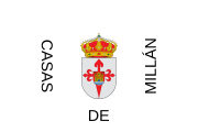 180px-Bandera_de_Casas_de_Millán.svg