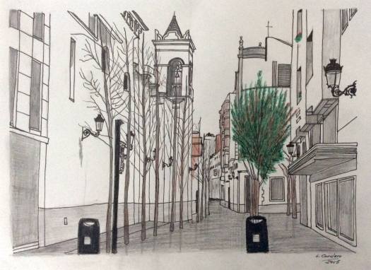 calle iglesia las descalzas